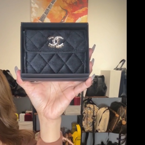 New in Box CHANEL Makeup Quilted Black Mini VIP Card Wallet Gift with Purchase - Picture 3 of 7